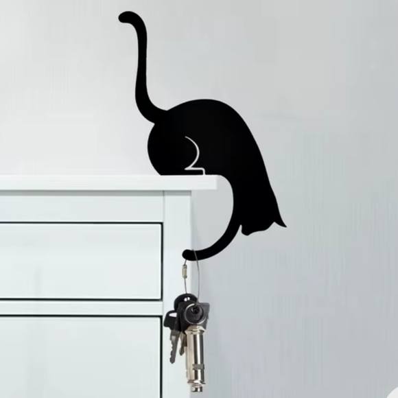 Artori Design Other - Metal Black Cat Wall Hanger Artori Design